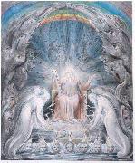 William Blake Four and Twenty Elders Casting their Crowns before the Divine Throne oil painting artist